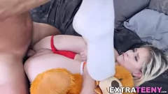 Play Watch Jessie Saint's small tits get stretched as she takes a big cock in this hardcore teen porno